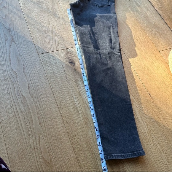 NWT FREE PEOPLE ZURI WASHED BLACK  MOM JEANS - 26 - Picture 17 of 17